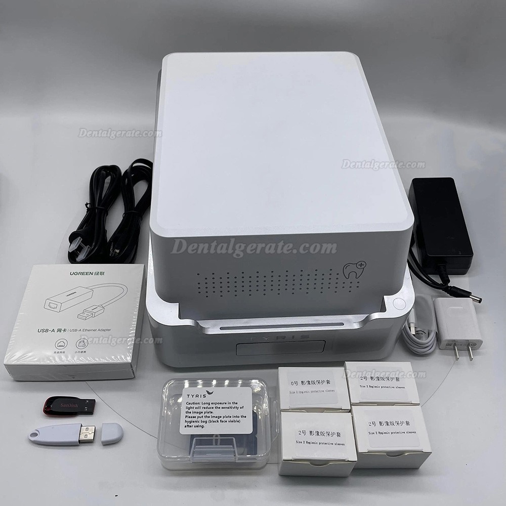 TYRIS TR310 speicherfolienscanner zahnarzt mit Pad und speicherfolie zahnfilm